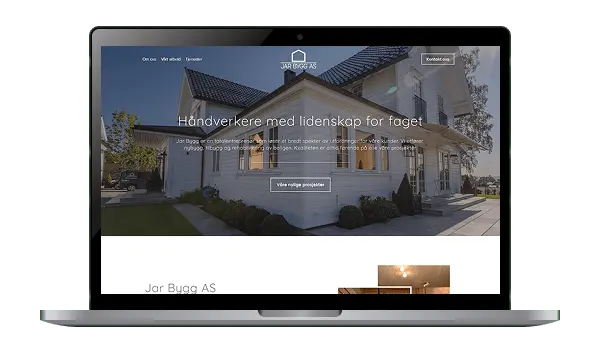 website mockup
