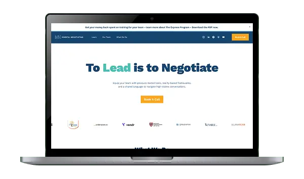 website mockup